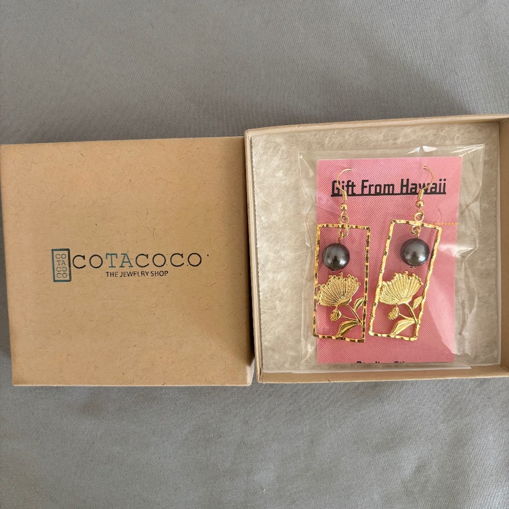 COTACOCO Hawaiian Pearl Earrings
